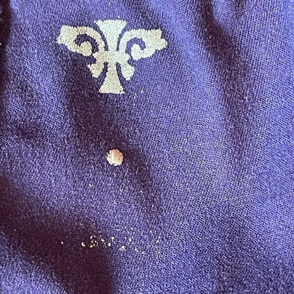 Med couture purple scrub set sz L - Picture 8 of 9